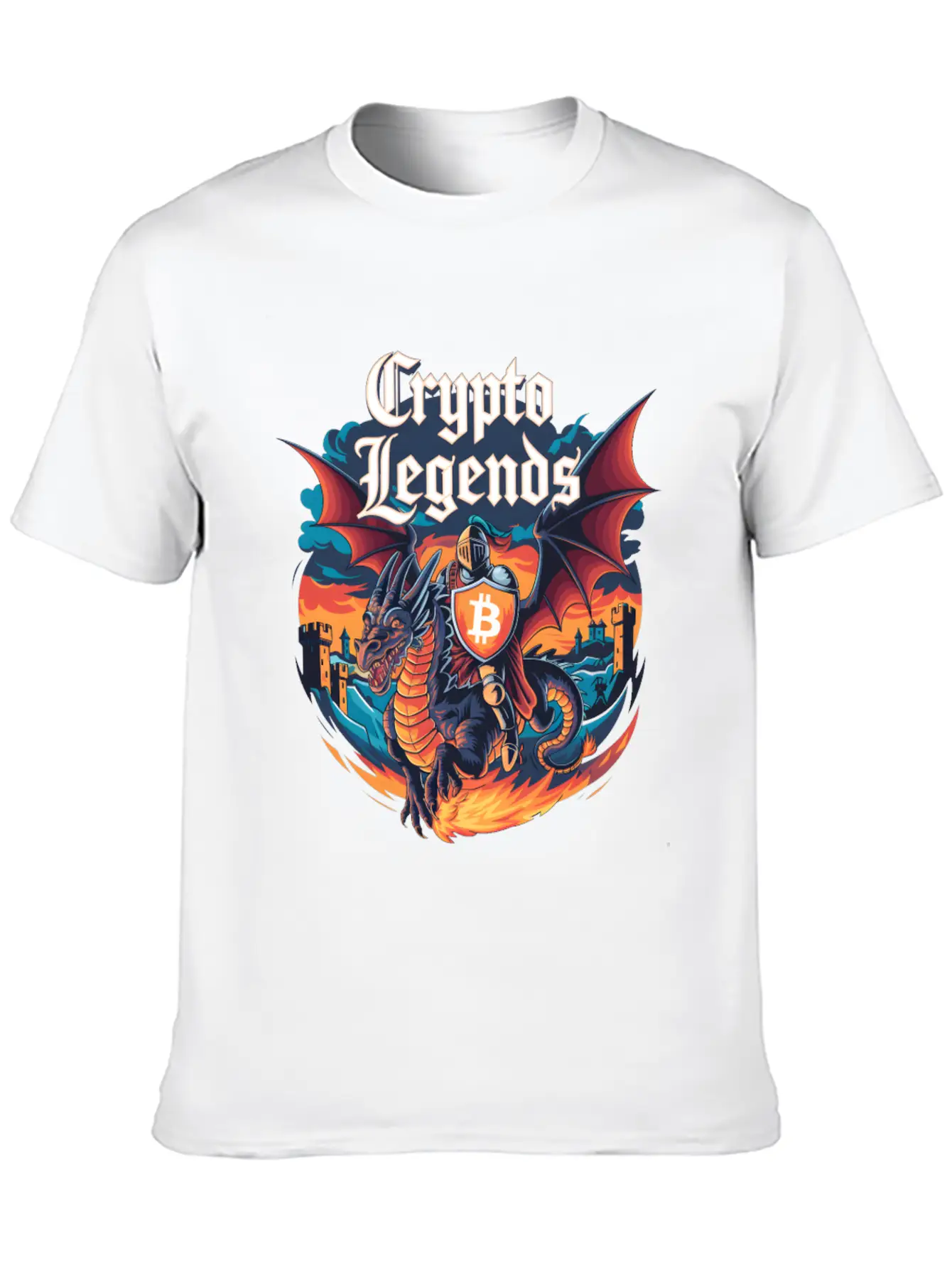 Crypto Legends Unisex Casual T-Shirt – Clean Design For Daily Comfort