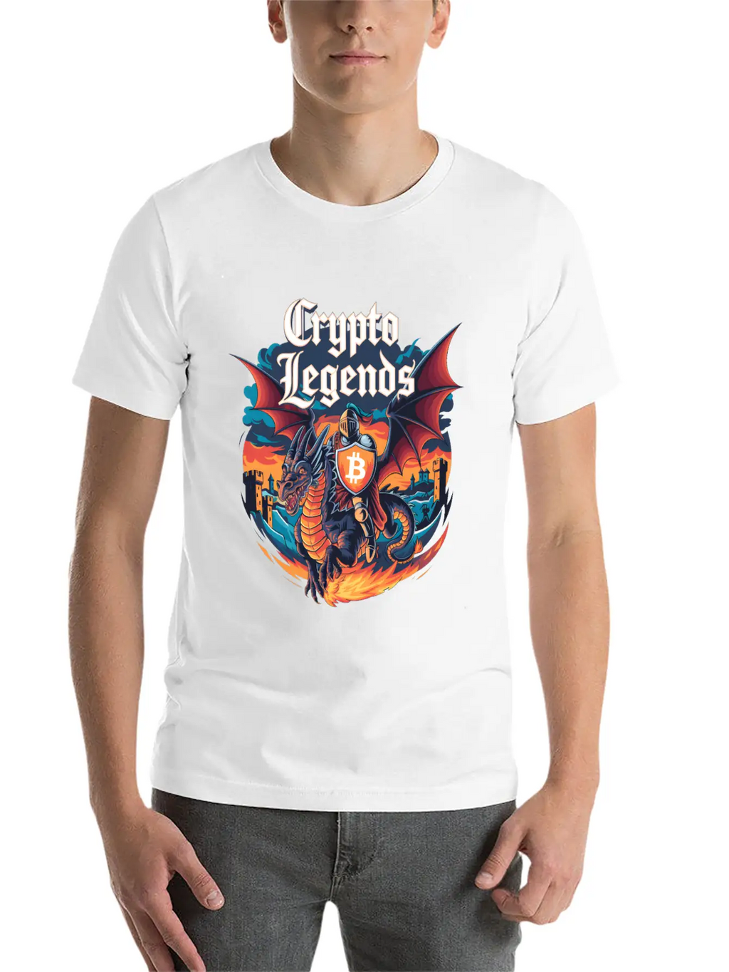Crypto Legends Unisex Casual T-Shirt – Clean Design For Daily Comfort