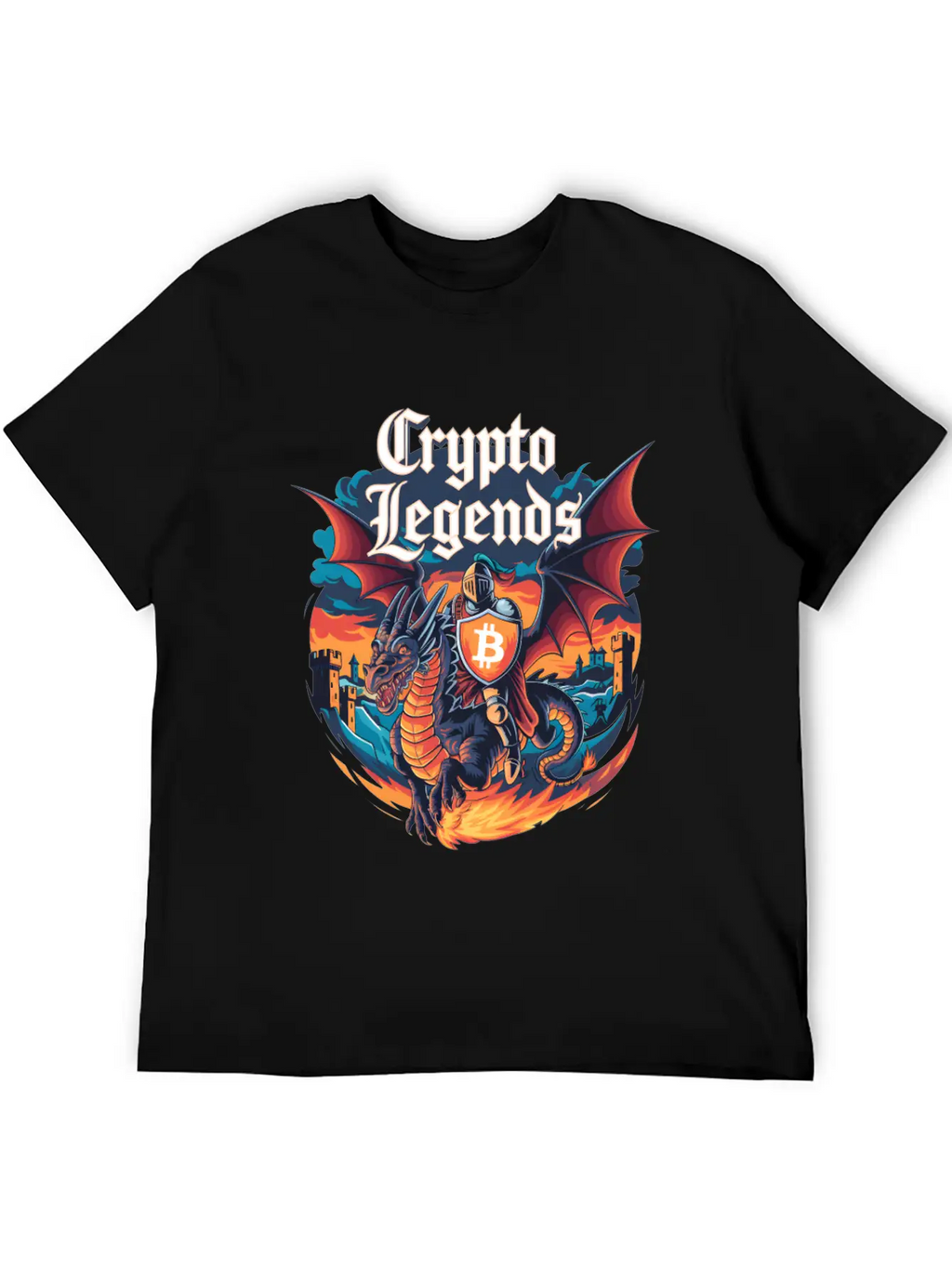 Crypto Legends Unisex Casual T-Shirt – Clean Design For Daily Comfort