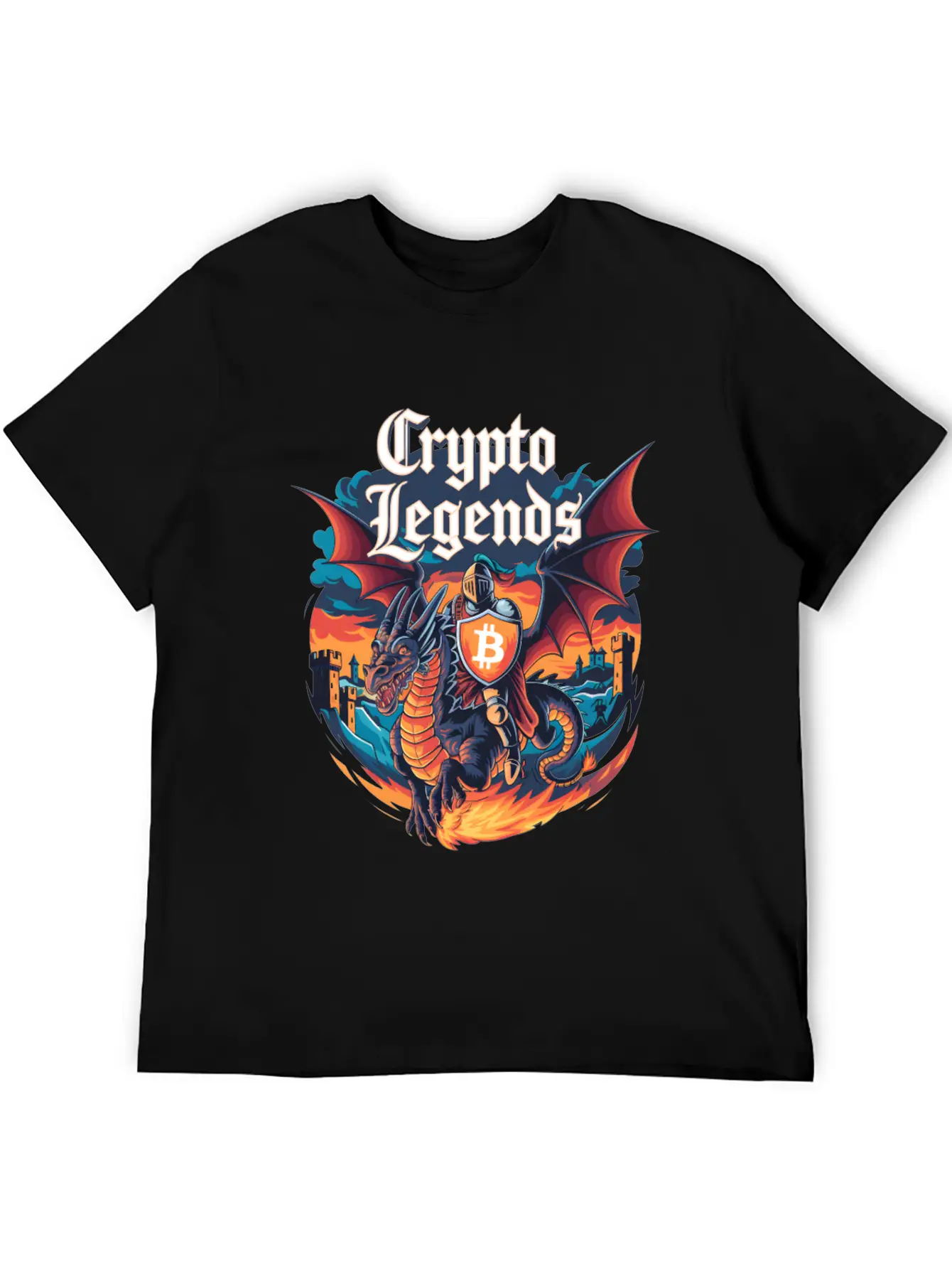 Crypto Legends Unisex Casual T-Shirt – Clean Design For Daily Comfort