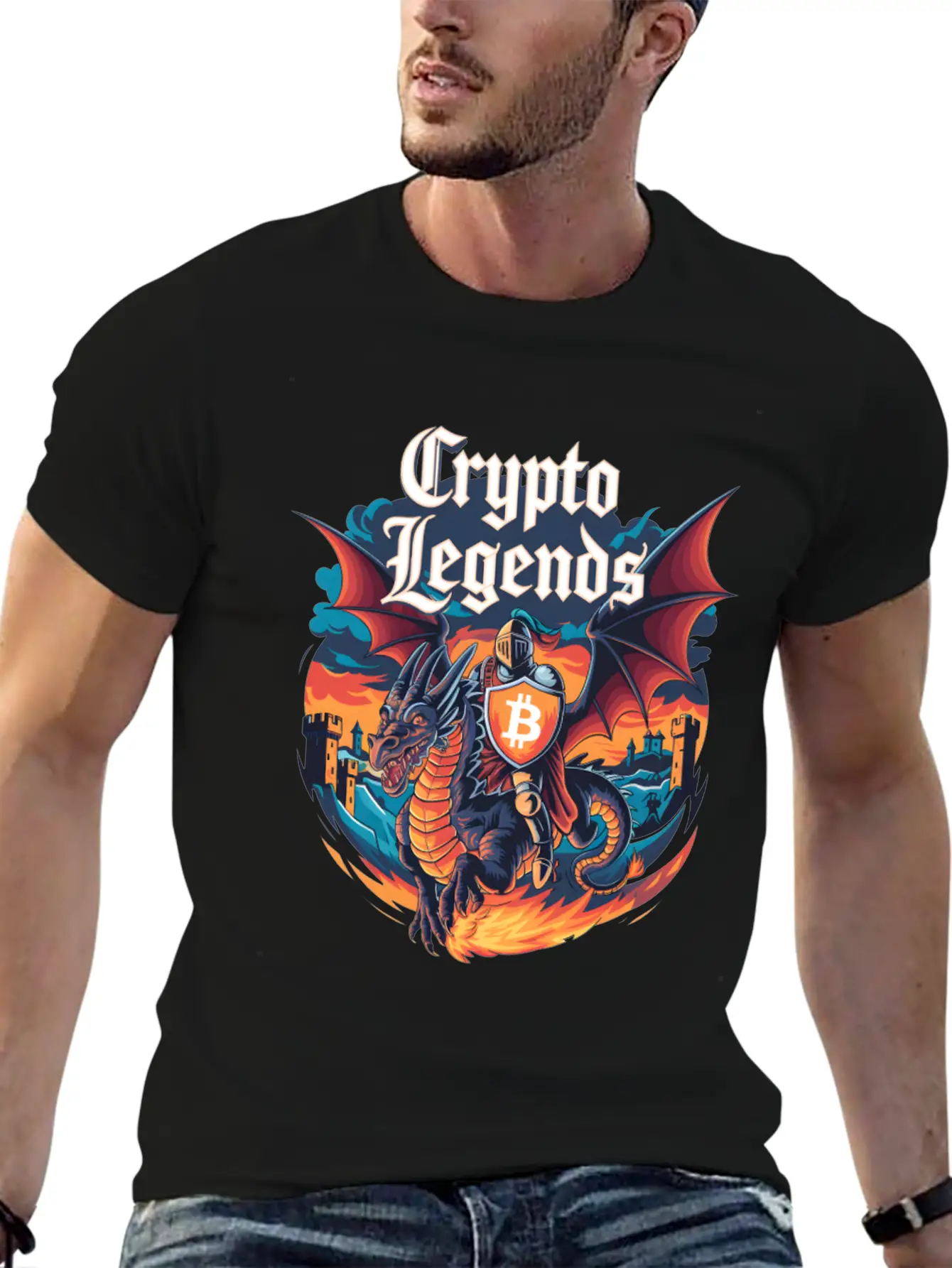 Crypto Legends Unisex Casual T-Shirt – Clean Design For Daily Comfort