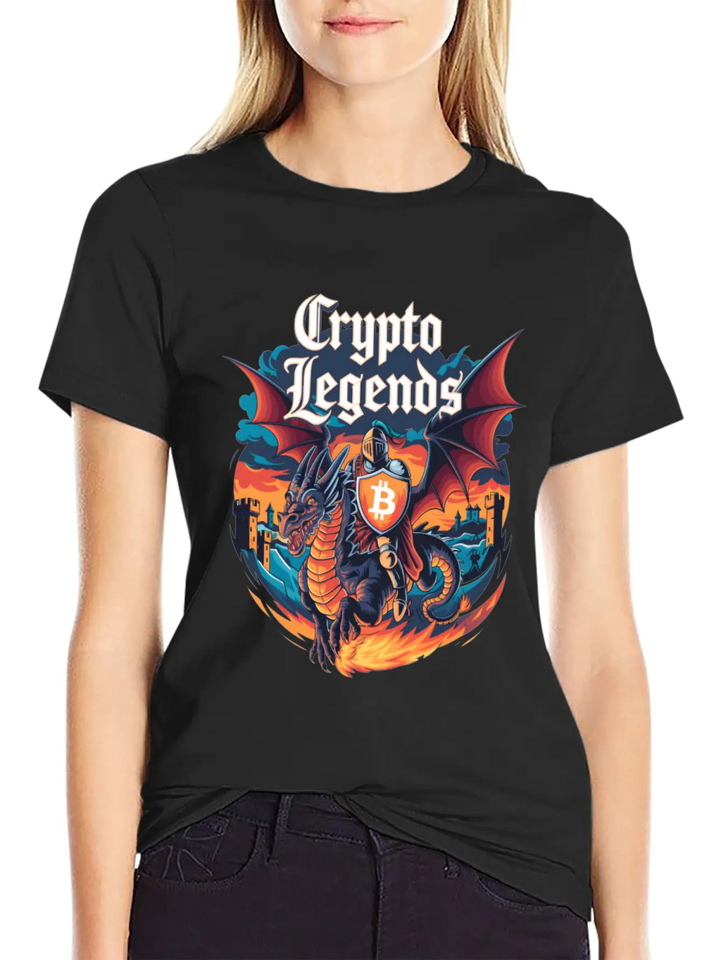 Crypto Legends Unisex Casual T-Shirt – Clean Design For Daily Comfort