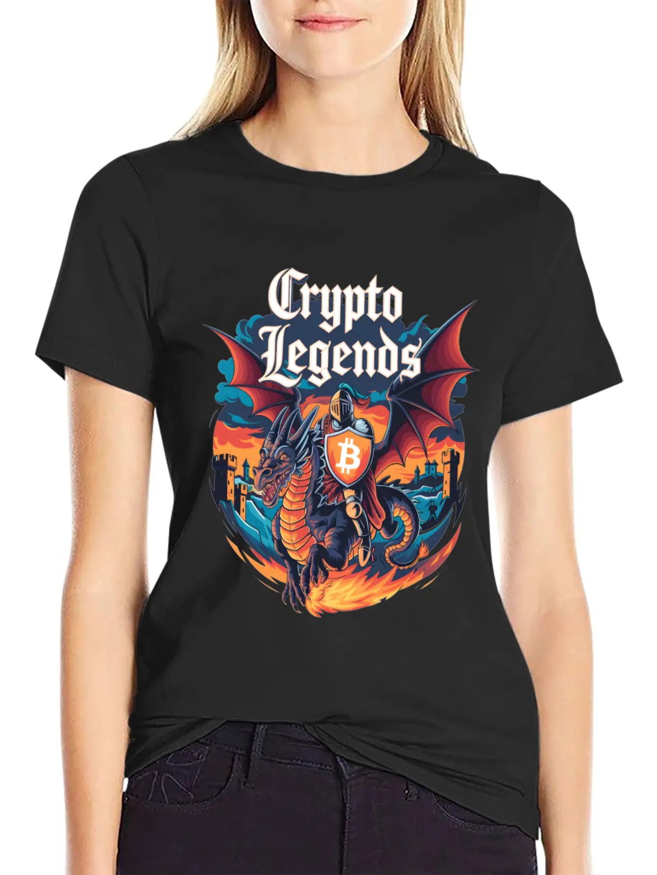 Crypto Legends Unisex Casual T-Shirt – Clean Design For Daily Comfort