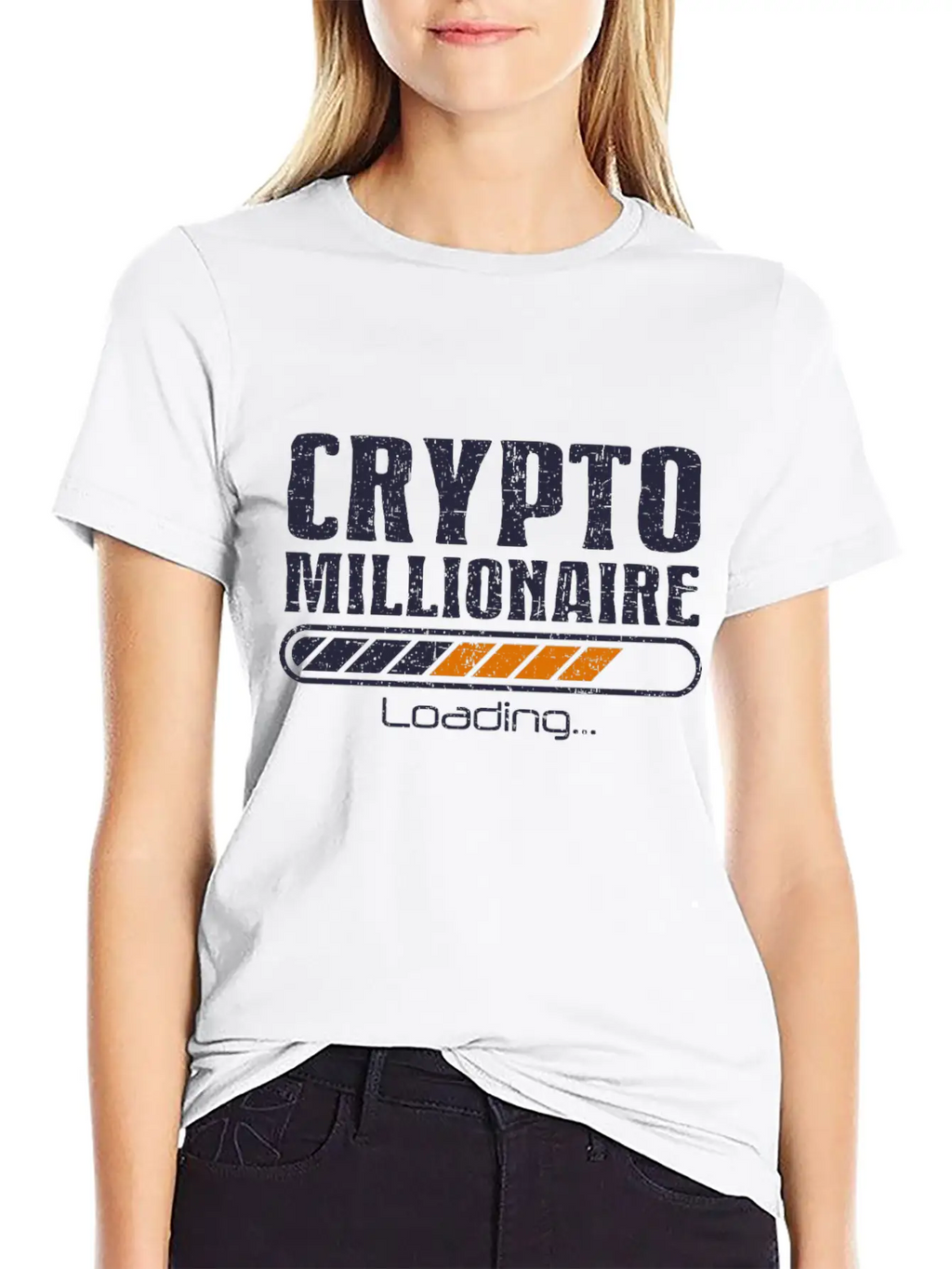Crypto Millionaire Funny Bitcoin Crypto Unisex Casual T-Shirt – Clean Design For Daily Comfort