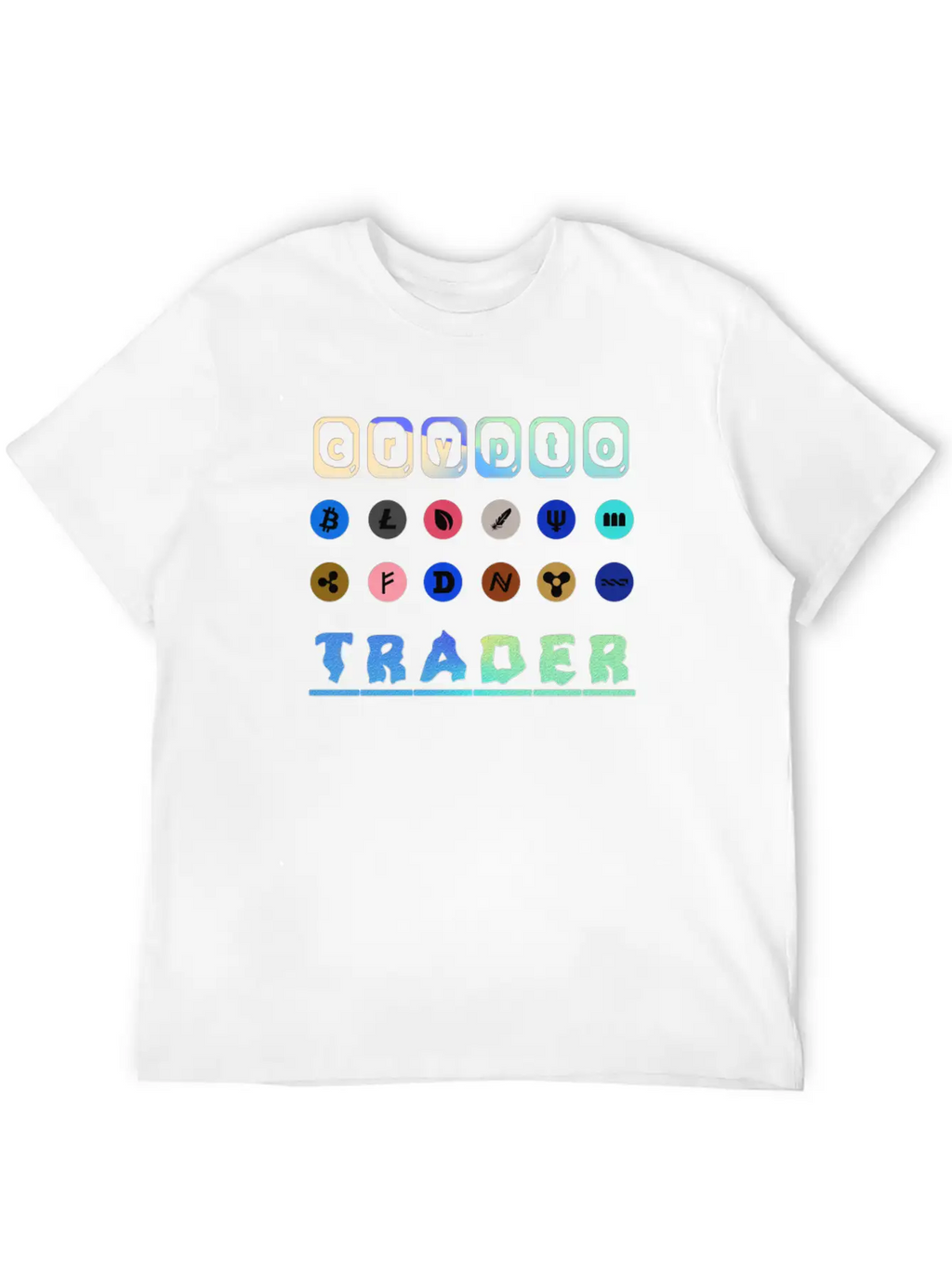 Crypto Trader Bitcoin & Cryptocurrency Unisex Short Sleeve Soft Cotton T-Shirt – Casual Everyday Wear
