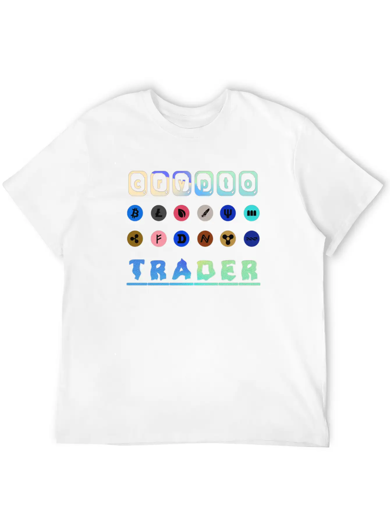 Crypto Trader Bitcoin & Cryptocurrency Unisex Short Sleeve Soft Cotton T-Shirt – Casual Everyday Wear