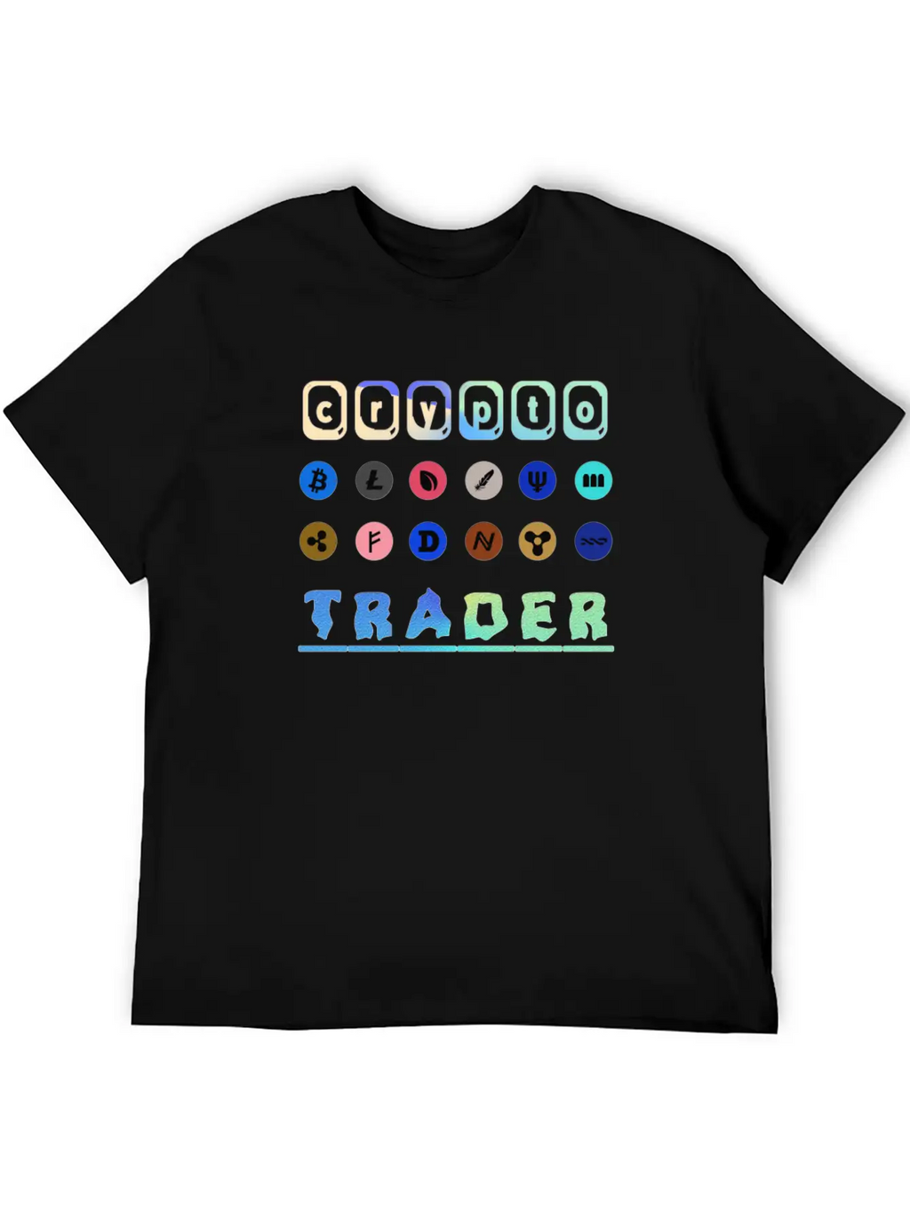 Crypto Trader Bitcoin & Cryptocurrency Unisex Short Sleeve Soft Cotton T-Shirt – Casual Everyday Wear
