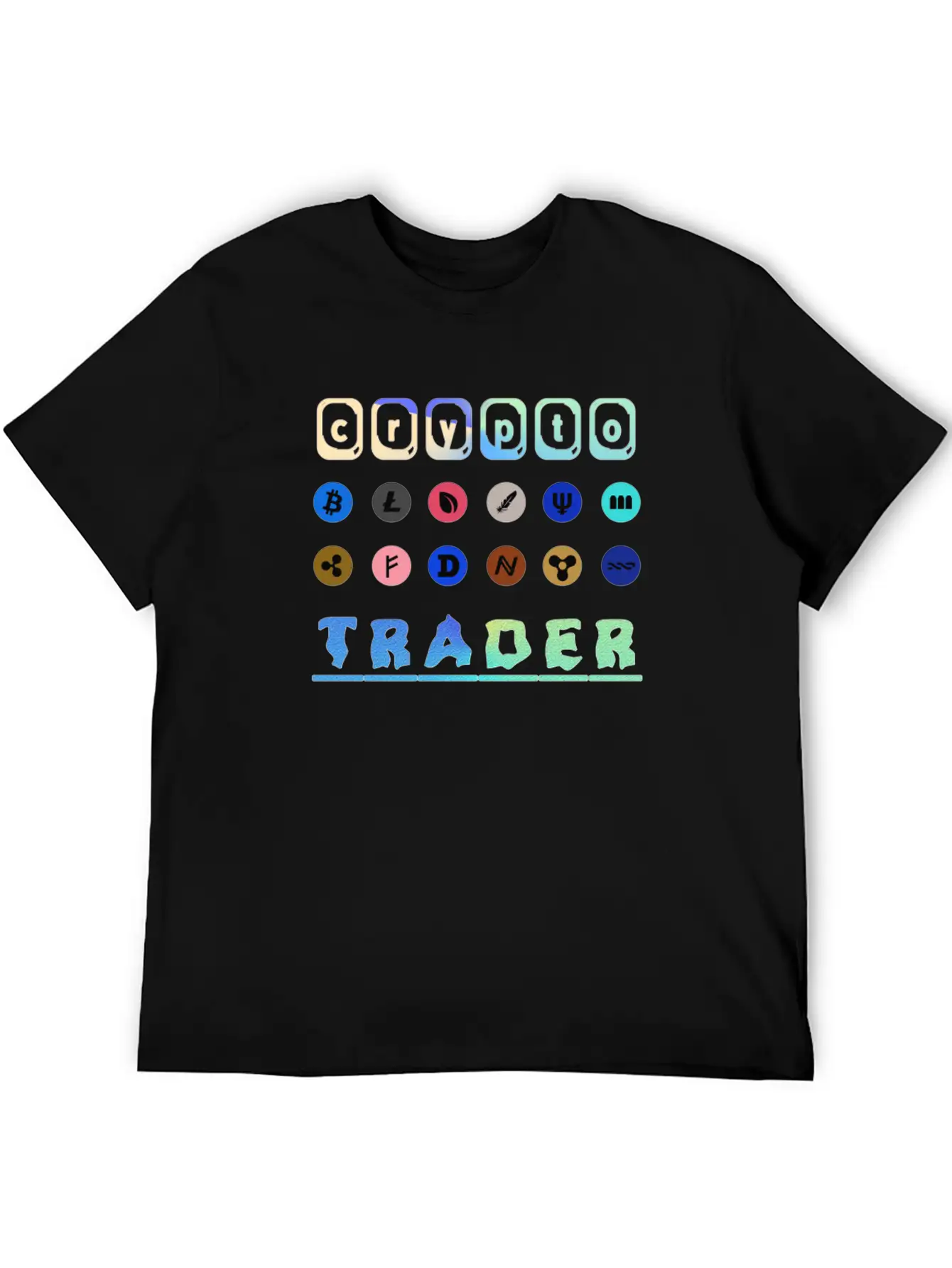 Crypto Trader Bitcoin & Cryptocurrency Unisex Short Sleeve Soft Cotton T-Shirt – Casual Everyday Wear