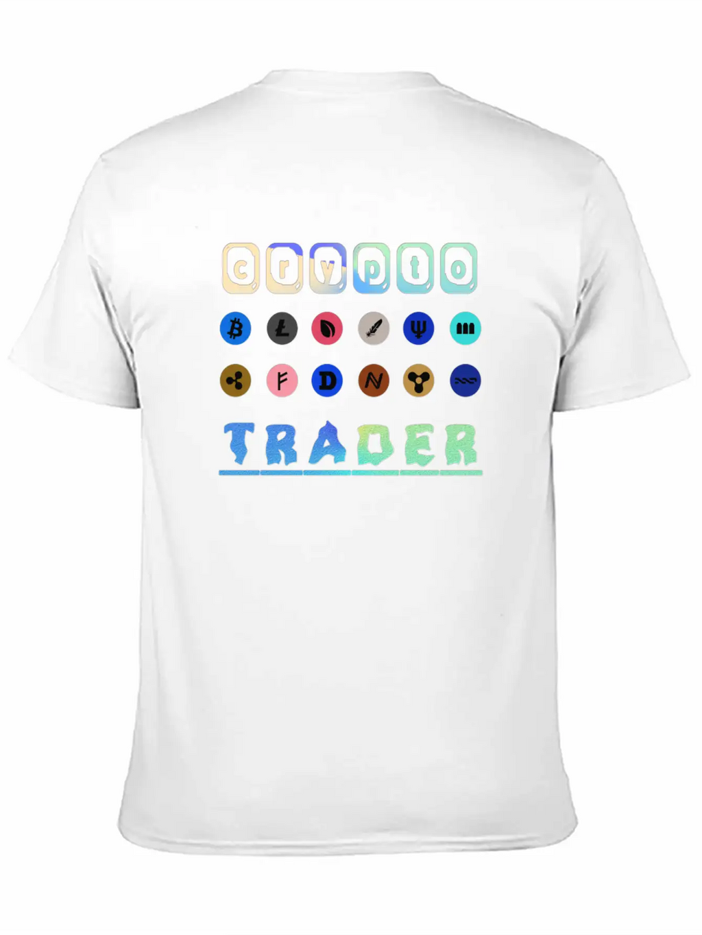 Crypto Trader Bitcoin & Cryptocurrency Unisex Short Sleeve Soft Cotton T-Shirt – Casual Everyday Wear