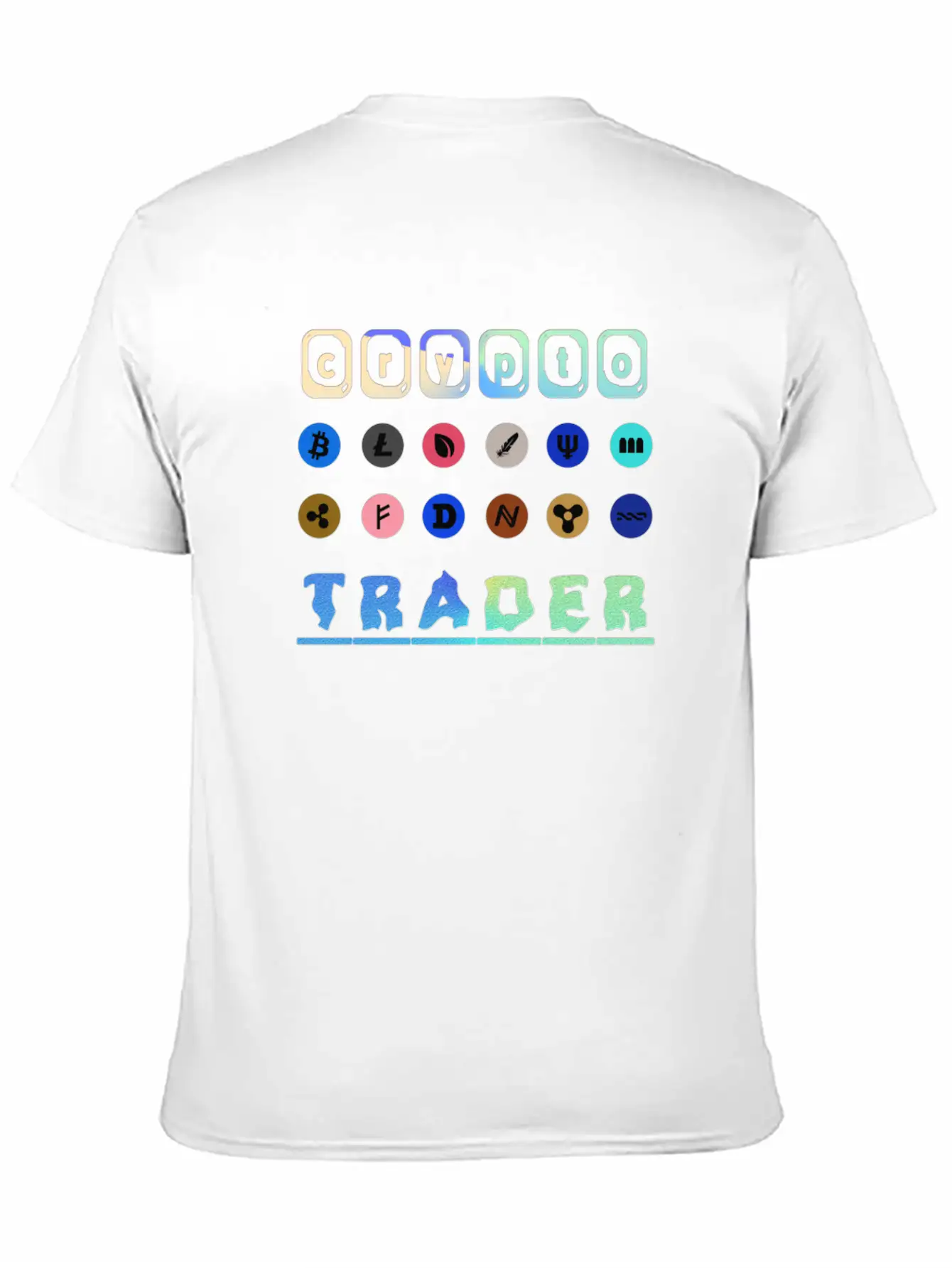Crypto Trader Bitcoin & Cryptocurrency Unisex Short Sleeve Soft Cotton T-Shirt – Casual Everyday Wear