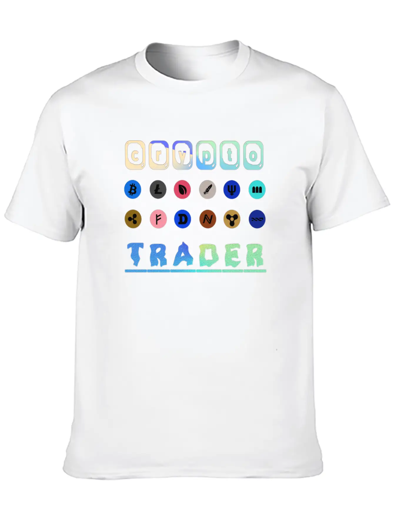 Crypto Trader Bitcoin & Cryptocurrency Unisex Short Sleeve Soft Cotton T-Shirt – Casual Everyday Wear