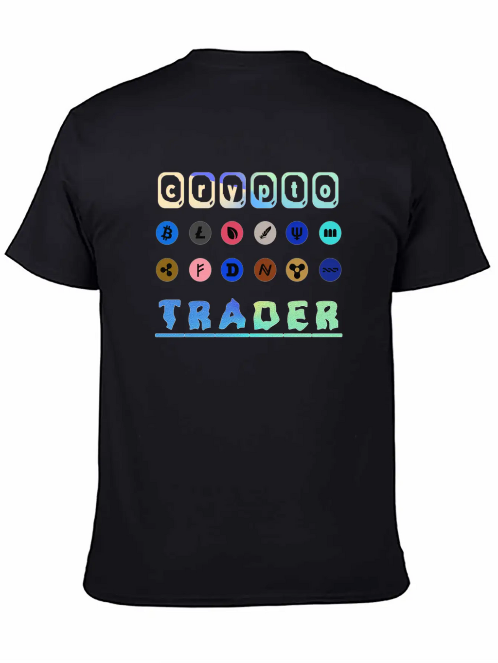 Crypto Trader Bitcoin & Cryptocurrency Unisex Short Sleeve Soft Cotton T-Shirt – Casual Everyday Wear