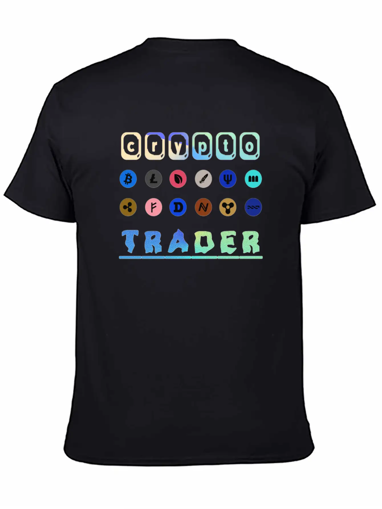 Crypto Trader Bitcoin & Cryptocurrency Unisex Short Sleeve Soft Cotton T-Shirt – Casual Everyday Wear