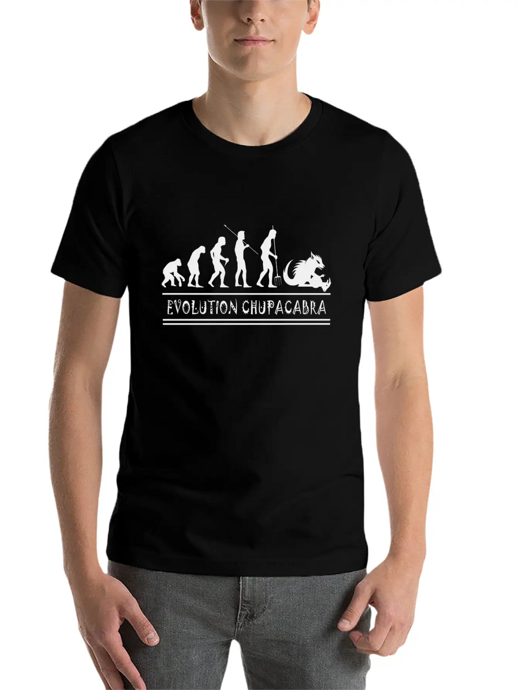 Cryptozoologists Chupacabra-cryptid Evolution Essential Cotton Tee For Daily Outfits – Unisex Style