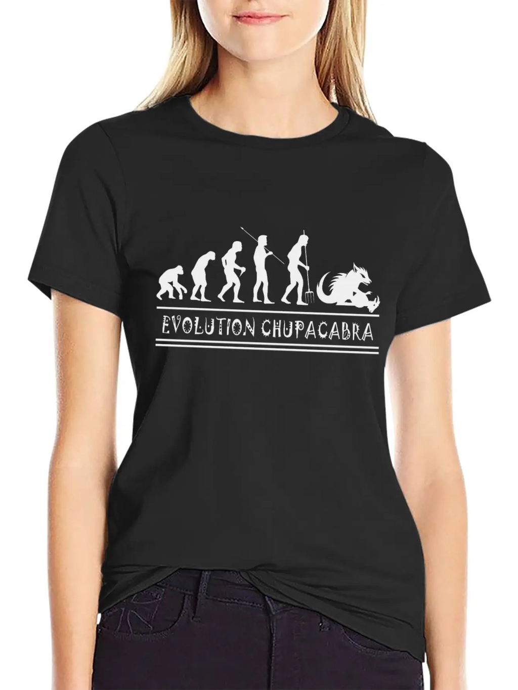 Cryptozoologists Chupacabra-cryptid Evolution Essential Cotton Tee For Daily Outfits – Unisex Style