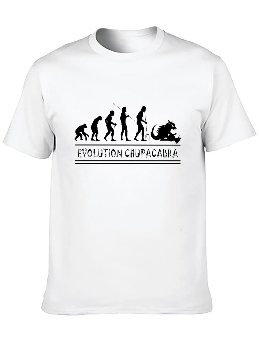 Cryptozoologists Chupacabra-cryptid Evolution Essential Cotton Tee For Daily Outfits – Unisex Style