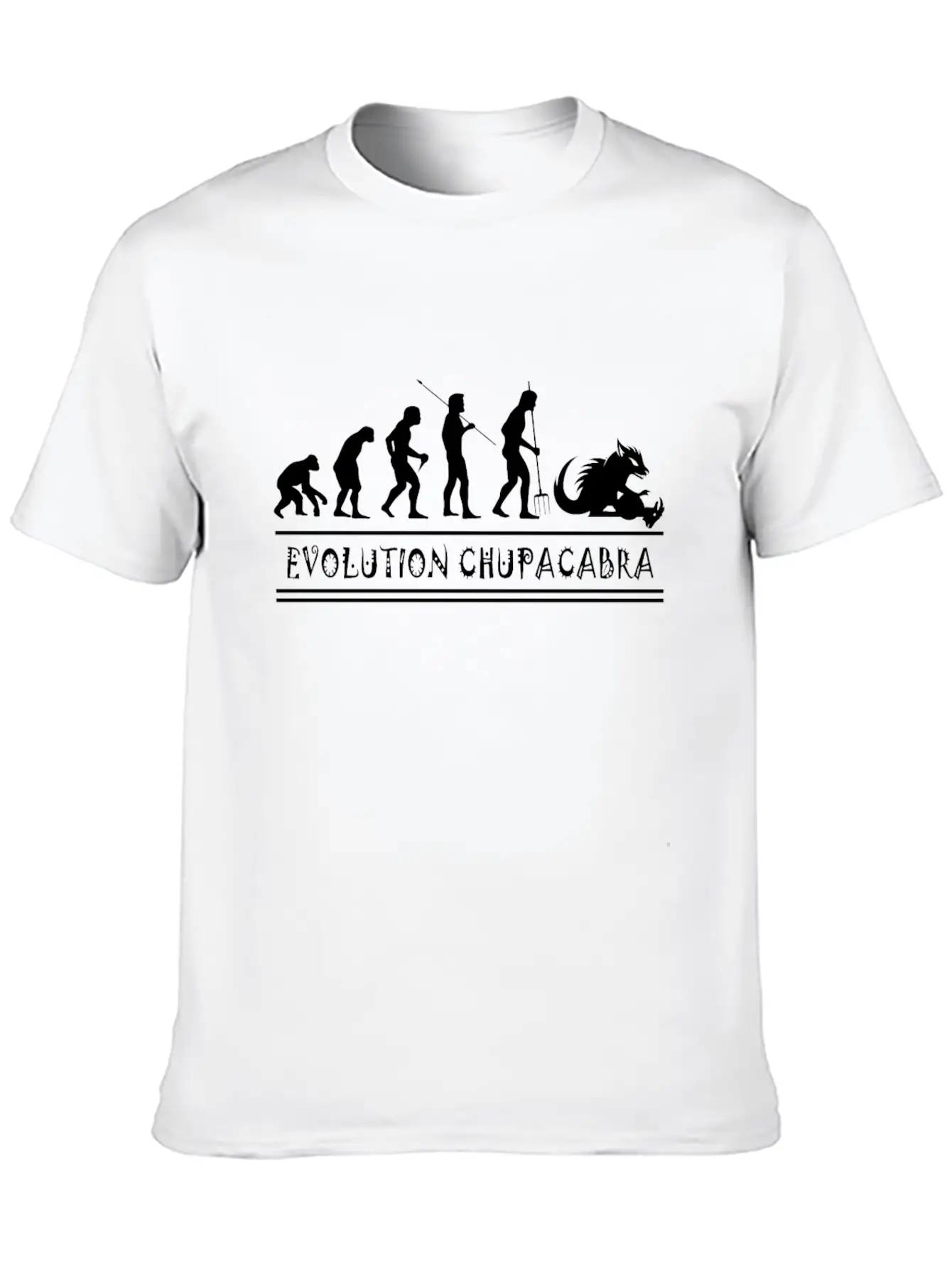 Cryptozoologists Chupacabra-cryptid Evolution Essential Cotton Tee For Daily Outfits – Unisex Style
