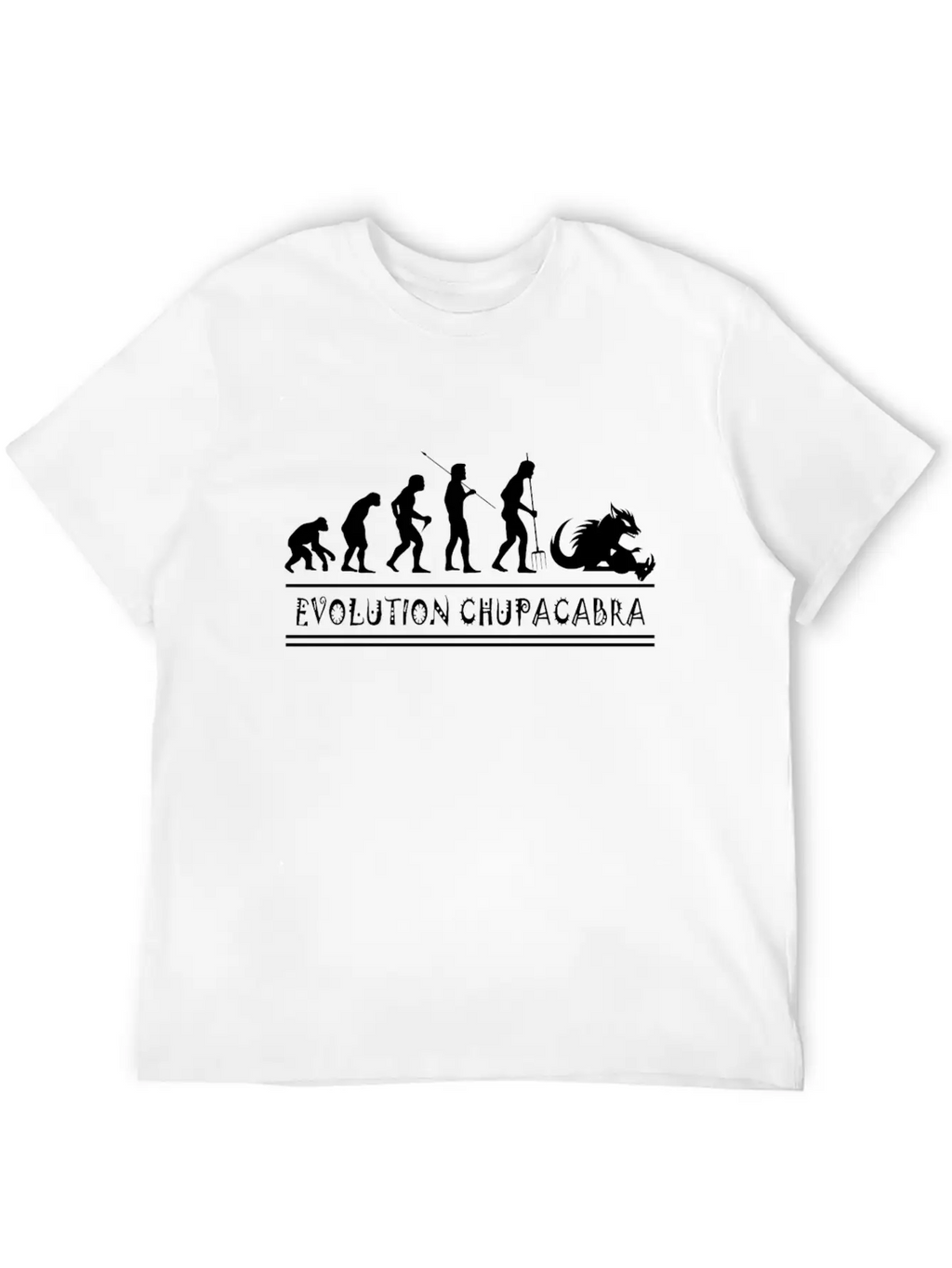 Cryptozoologists Chupacabra-cryptid Evolution Essential Cotton Tee For Daily Outfits – Unisex Style