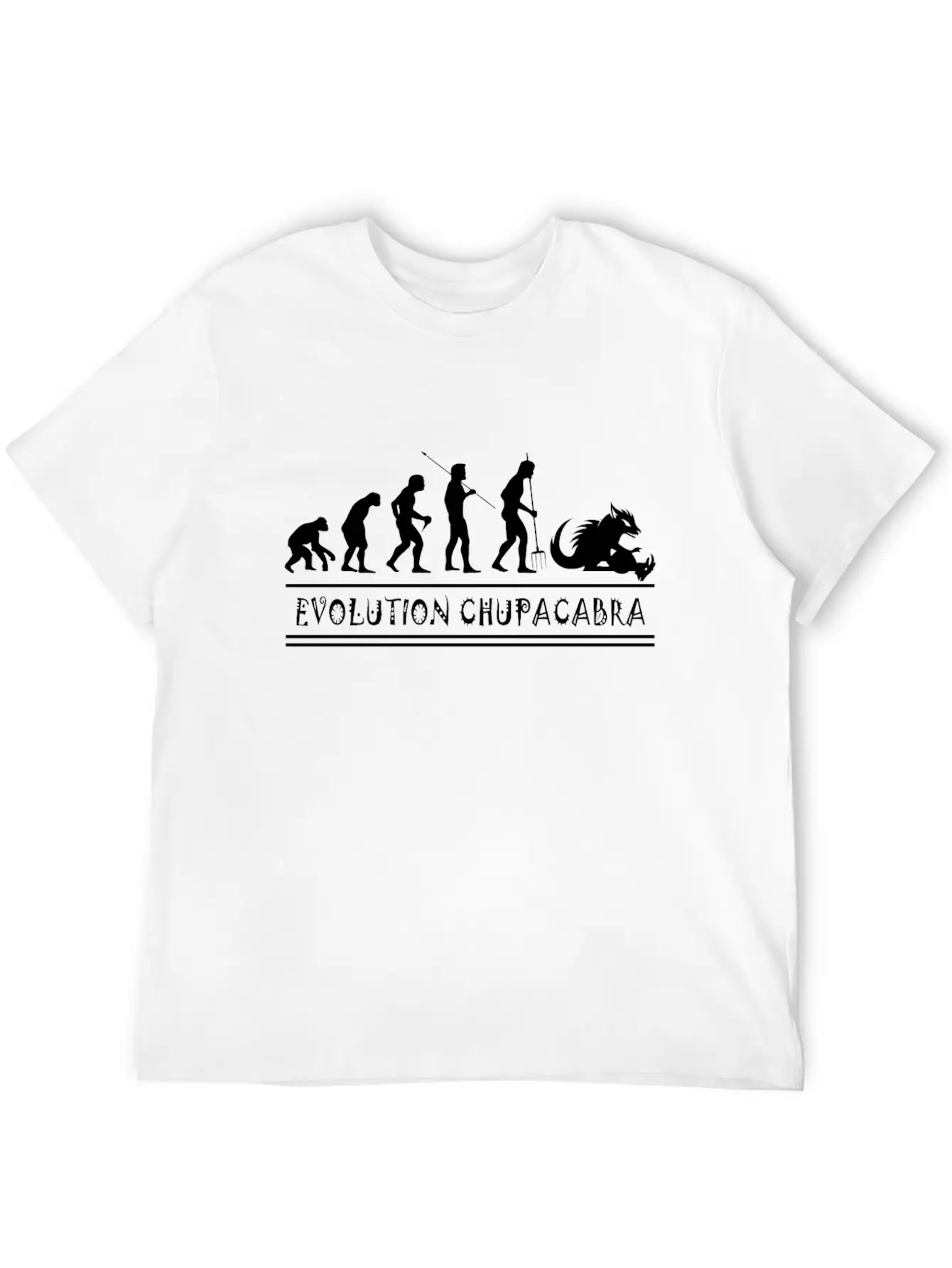 Cryptozoologists Chupacabra-cryptid Evolution Essential Cotton Tee For Daily Outfits – Unisex Style