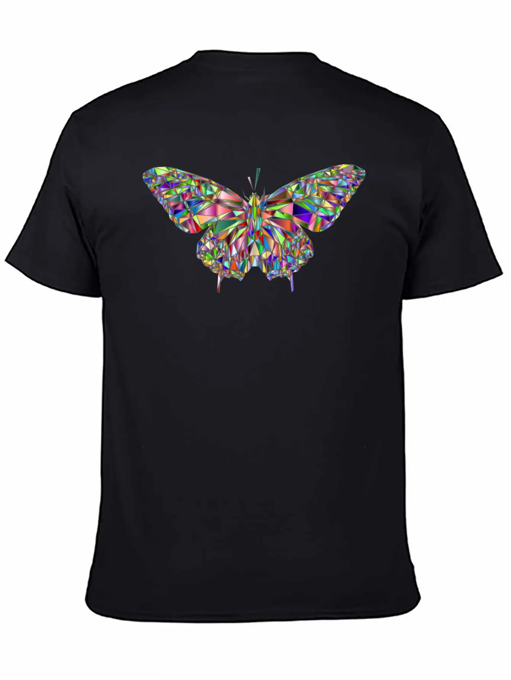 Crystal Butterfly Essential Cotton Tee For Daily Outfits – Unisex Style