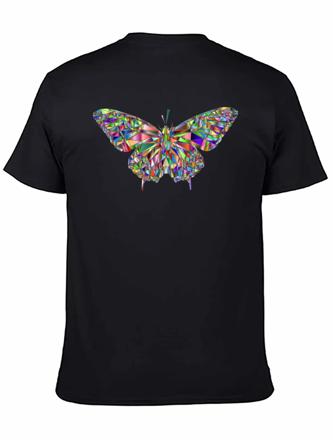 Crystal Butterfly Essential Cotton Tee For Daily Outfits – Unisex Style