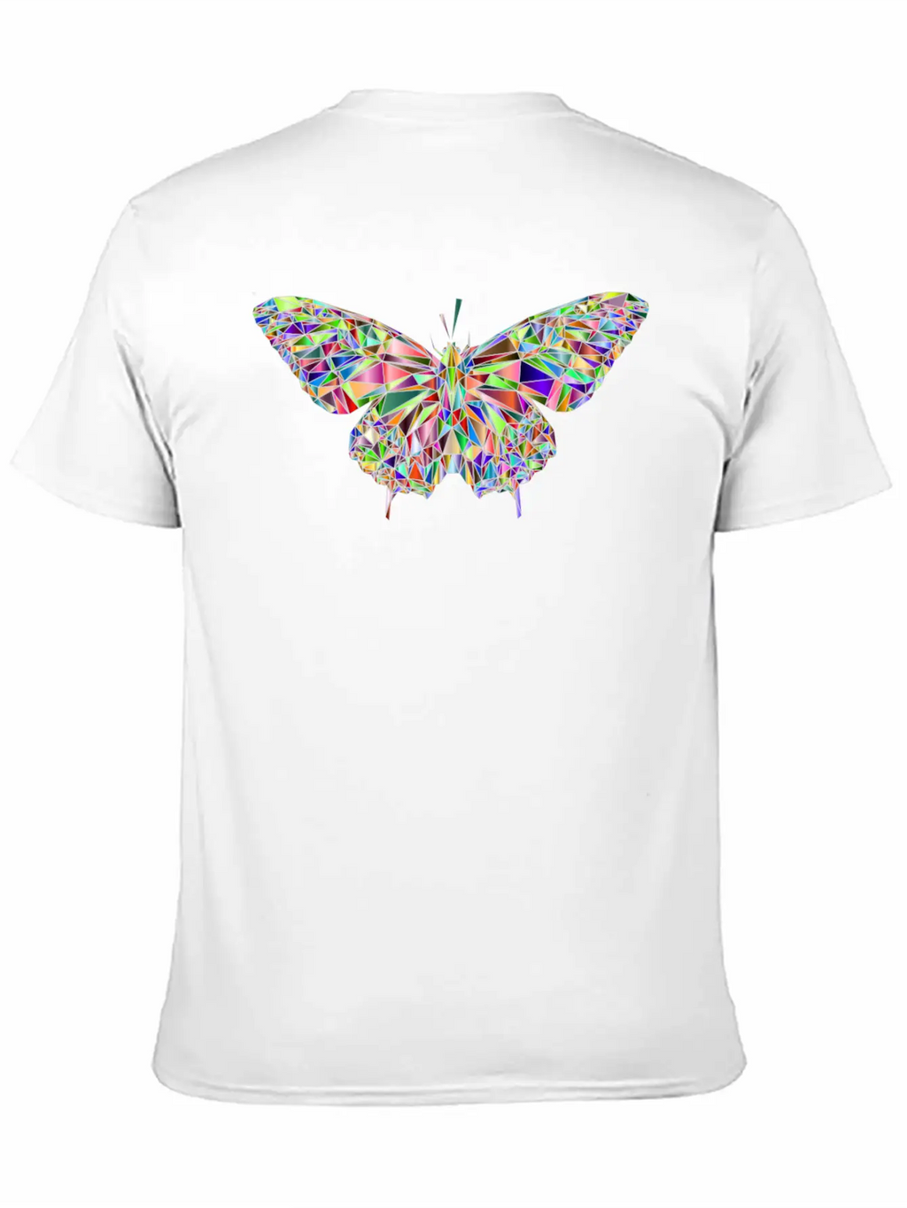 Crystal Butterfly Essential Cotton Tee For Daily Outfits – Unisex Style