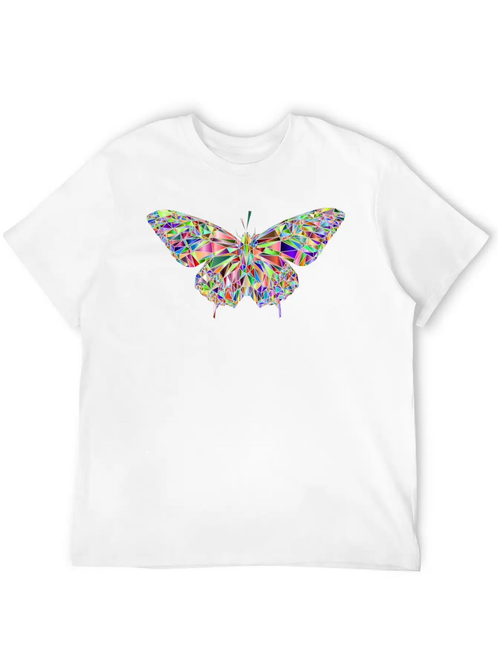 Crystal Butterfly Essential Cotton Tee For Daily Outfits – Unisex Style