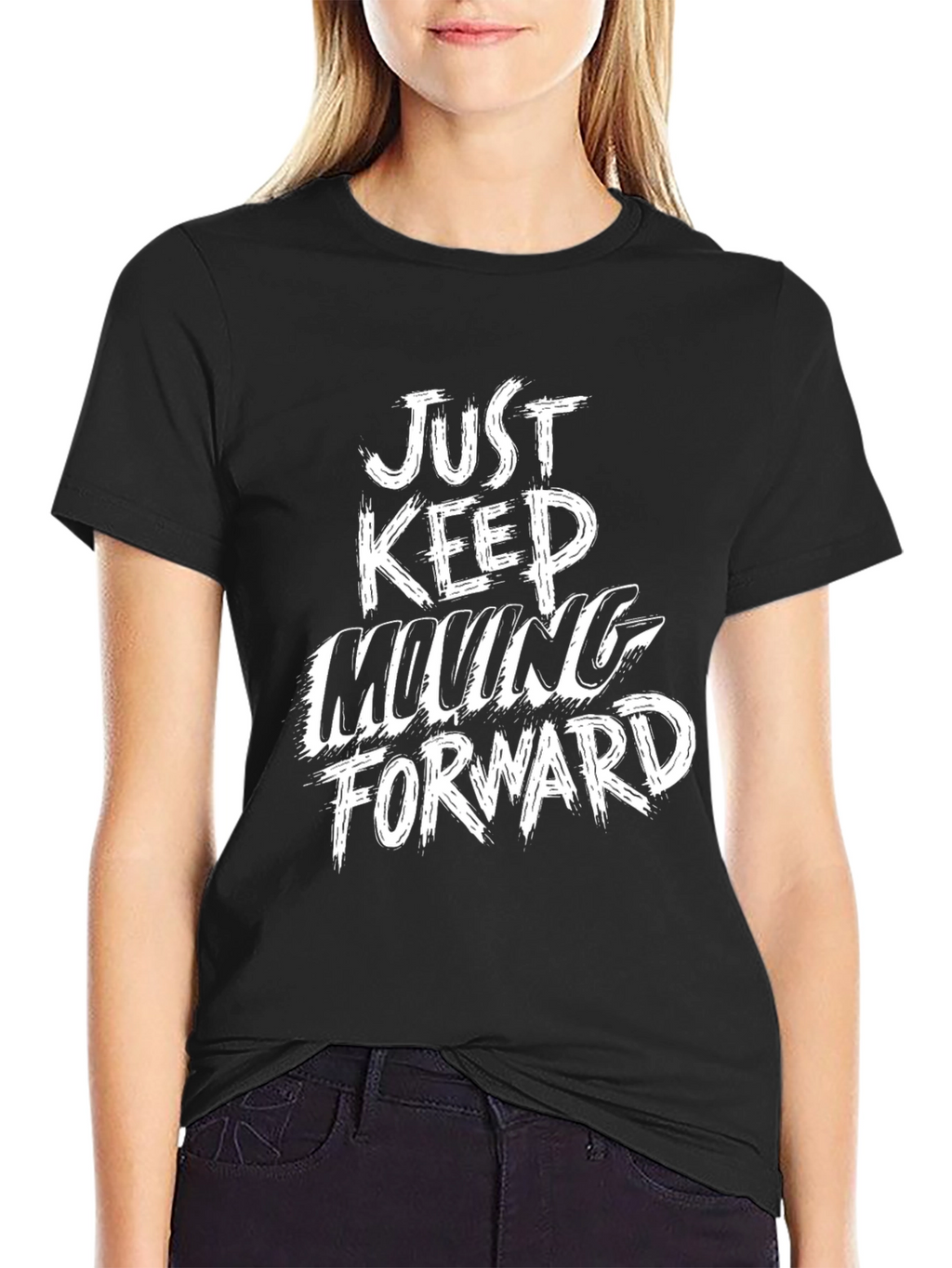 Just Keep Moving Forward Graphic Tee