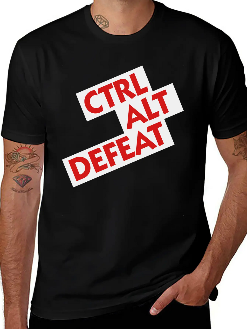 Ctrl Alt Defeat Unisex Casual T-Shirt – Clean Design For Daily Comfort