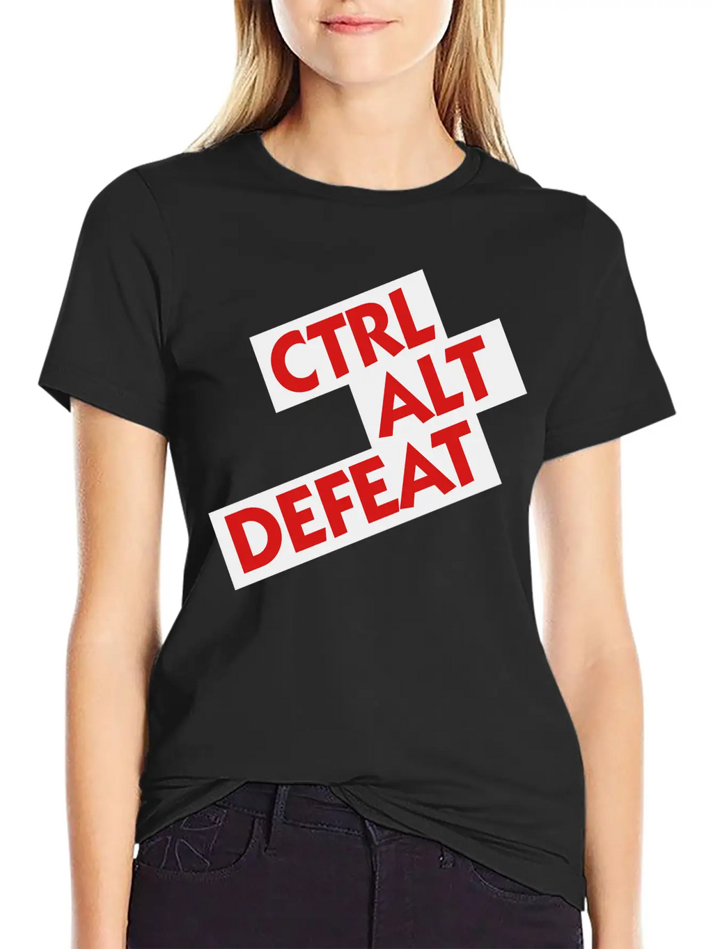 Ctrl Alt Defeat Unisex Casual T-Shirt – Clean Design For Daily Comfort