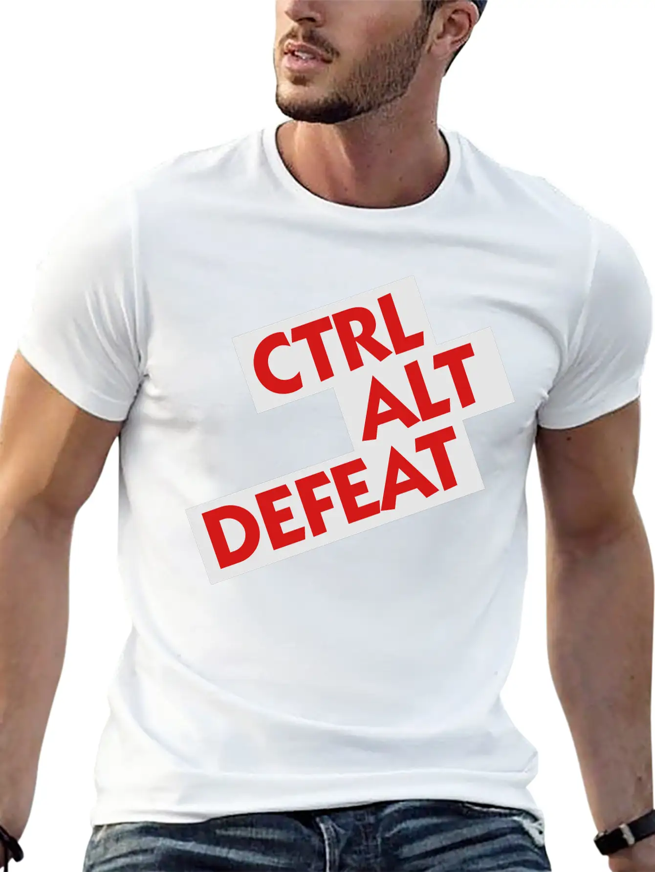 Ctrl Alt Defeat Unisex Casual T-Shirt – Clean Design For Daily Comfort