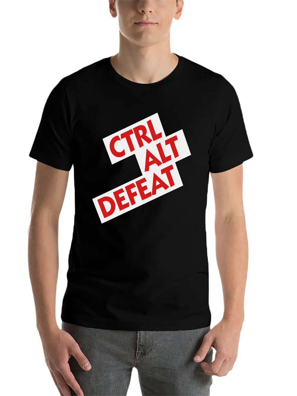 Ctrl Alt Defeat Unisex Casual T-Shirt – Clean Design For Daily Comfort