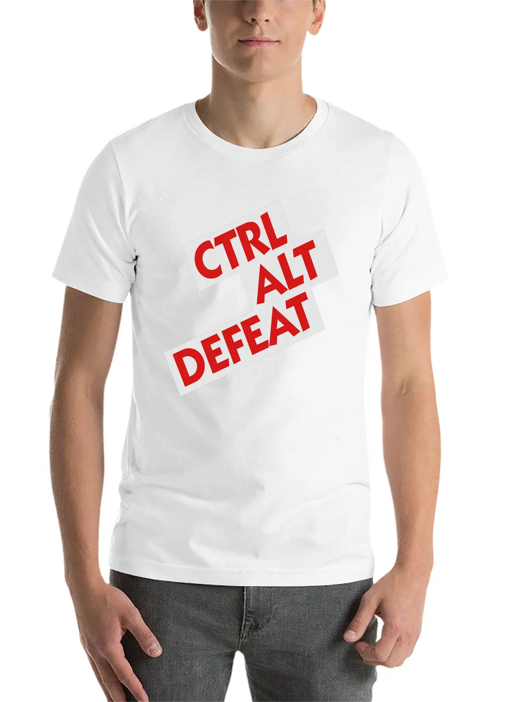 Ctrl Alt Defeat Unisex Casual T-Shirt – Clean Design For Daily Comfort