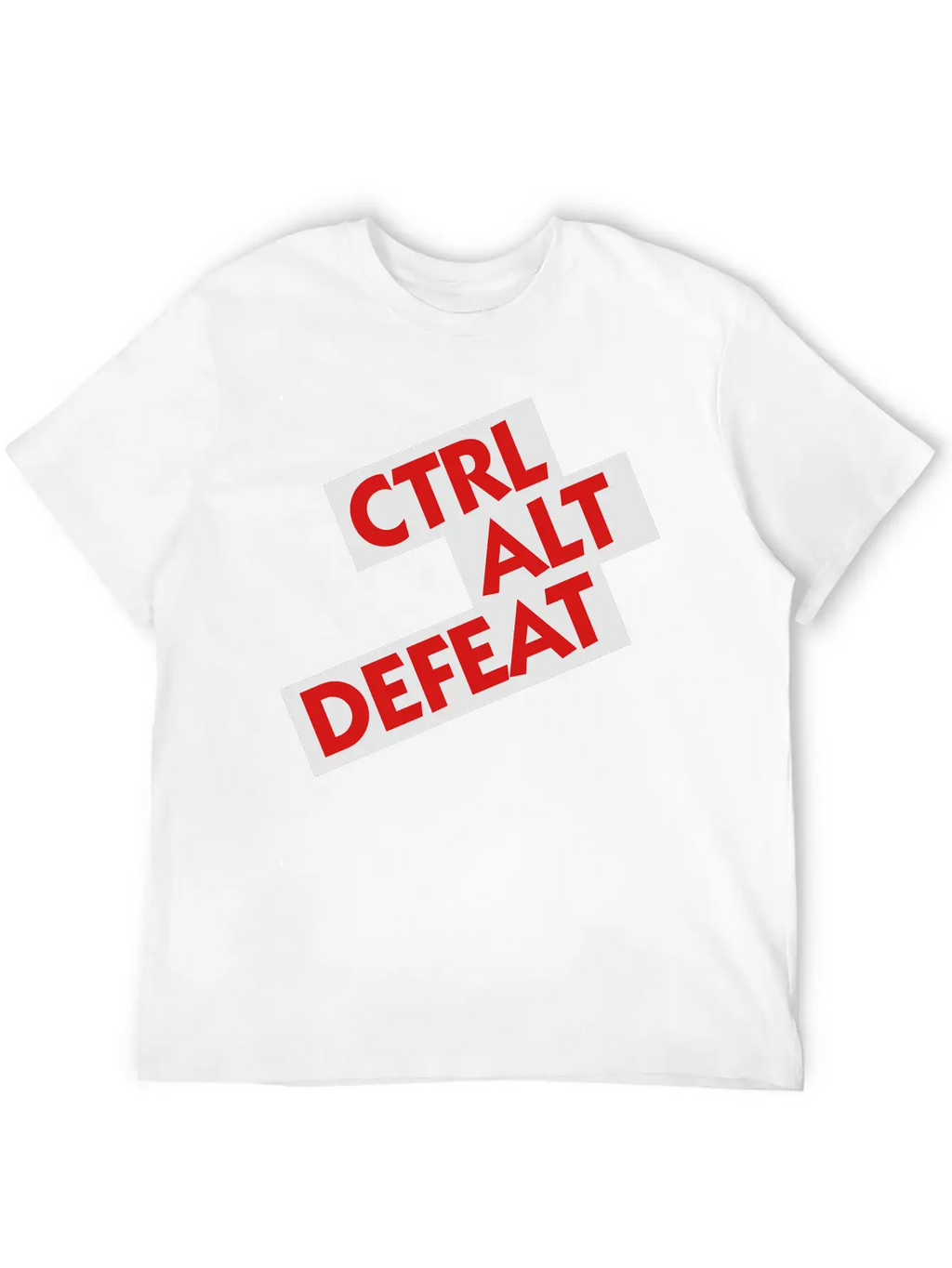 Ctrl Alt Defeat Unisex Casual T-Shirt – Clean Design For Daily Comfort