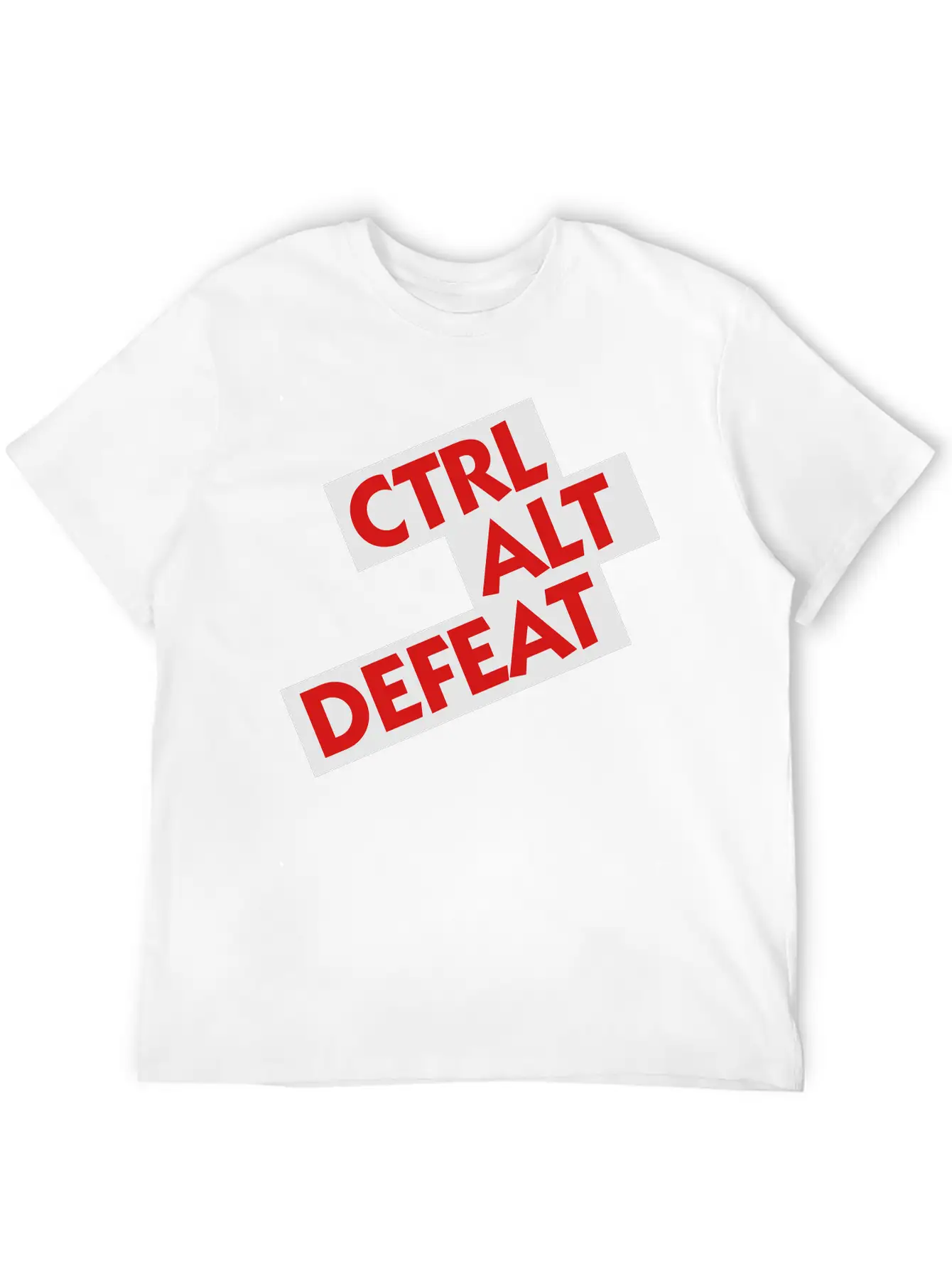 Ctrl Alt Defeat Unisex Casual T-Shirt – Clean Design For Daily Comfort