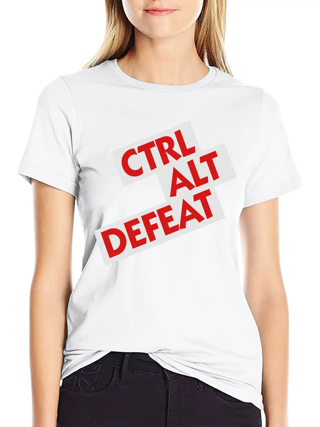 Ctrl Alt Defeat Unisex Casual T-Shirt – Clean Design For Daily Comfort