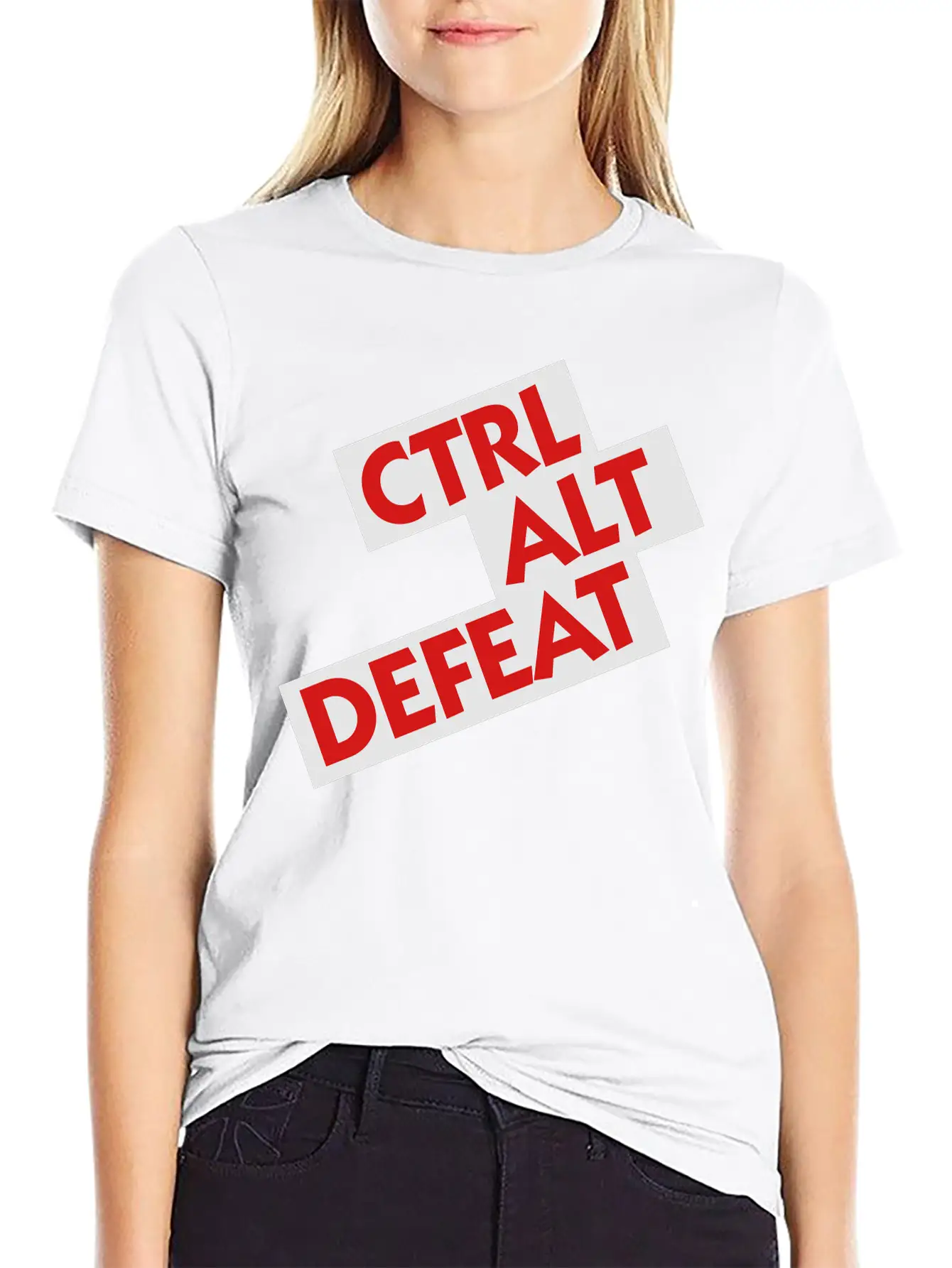 Ctrl Alt Defeat Unisex Casual T-Shirt – Clean Design For Daily Comfort
