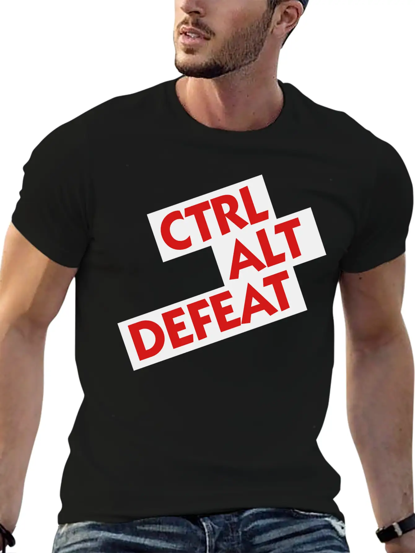 Ctrl Alt Defeat Unisex Casual T-Shirt – Clean Design For Daily Comfort