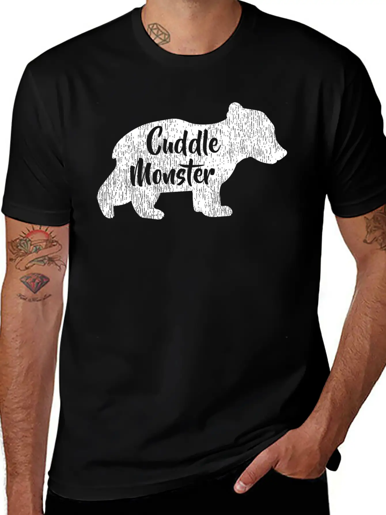 Cuddle Monster Bear Kids Boy Girl Baby Cute Child Breathable Soft Cotton T-Shirt – Timeless Casual Look