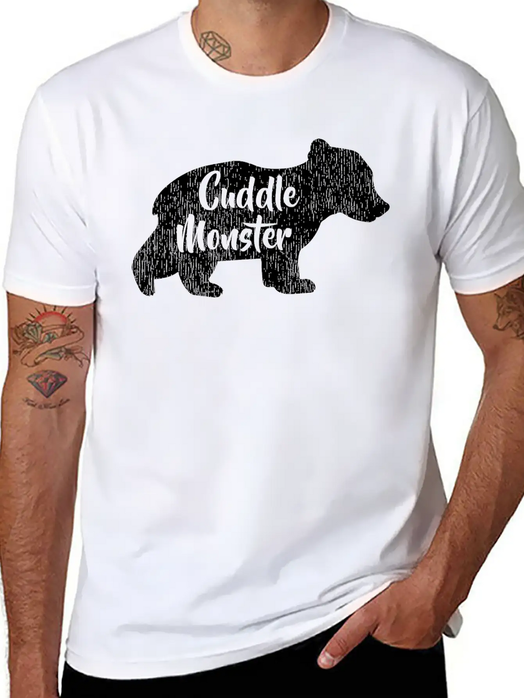 Cuddle Monster Bear Kids Boy Girl Baby Cute Child Breathable Soft Cotton T-Shirt – Timeless Casual Look