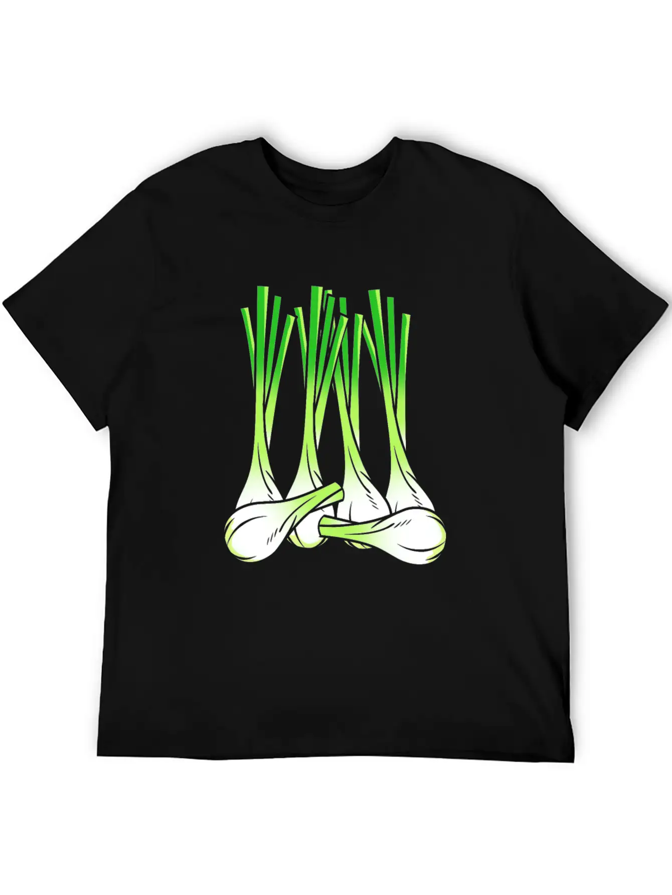 Culinary Chef Spring Onion Vegetable Onion Stylish Everyday T-Shirt – Unisex Basic Cotton Tee