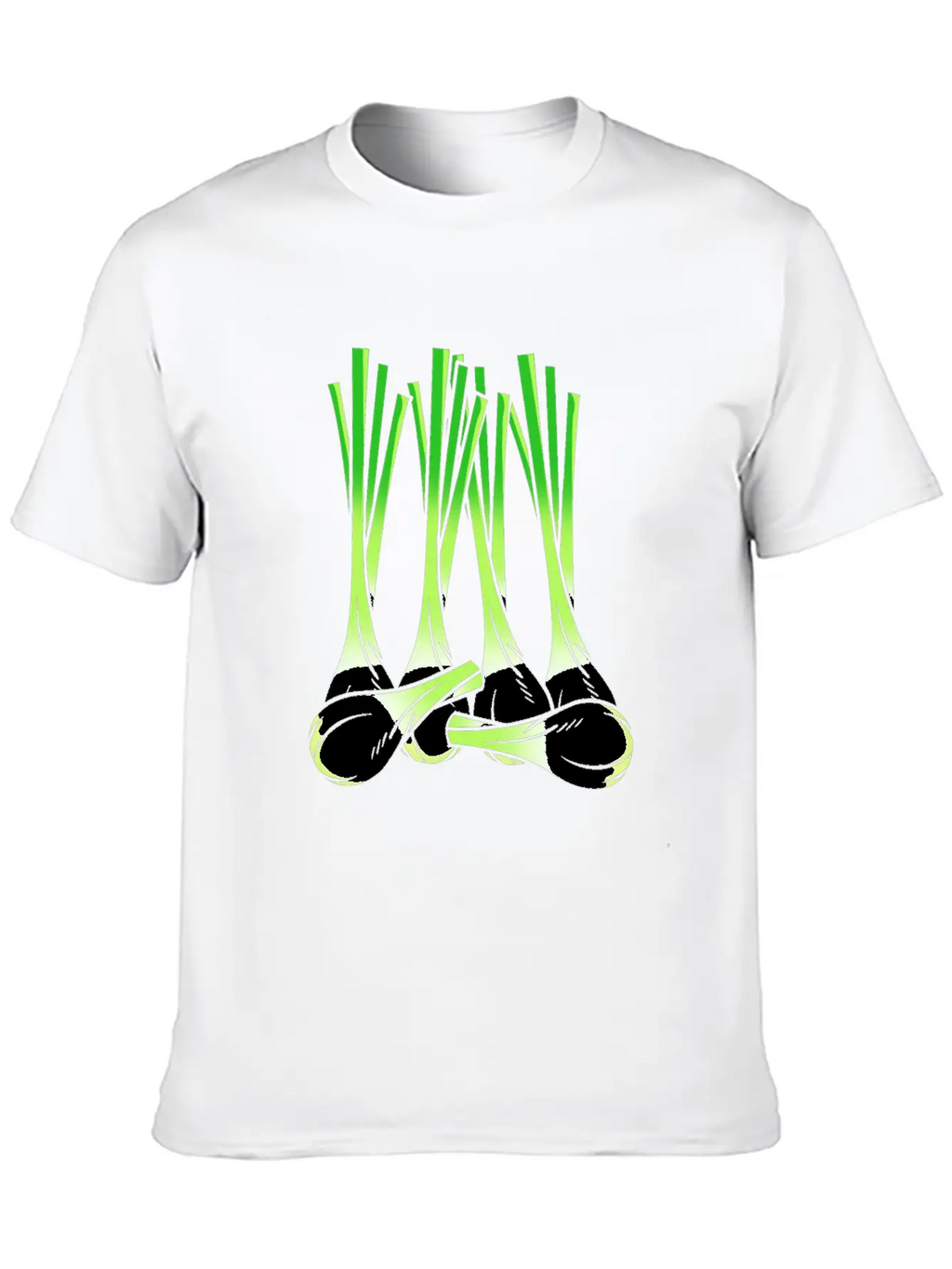 Culinary Chef Spring Onion Vegetable Onion Stylish Everyday T-Shirt – Unisex Basic Cotton Tee