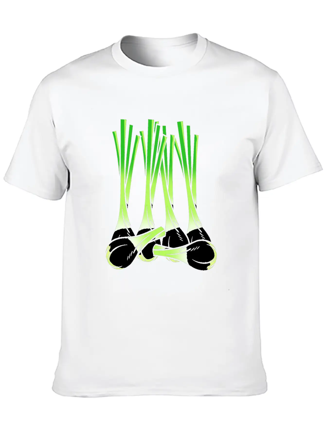 Culinary Chef Spring Onion Vegetable Onion Stylish Everyday T-Shirt – Unisex Basic Cotton Tee