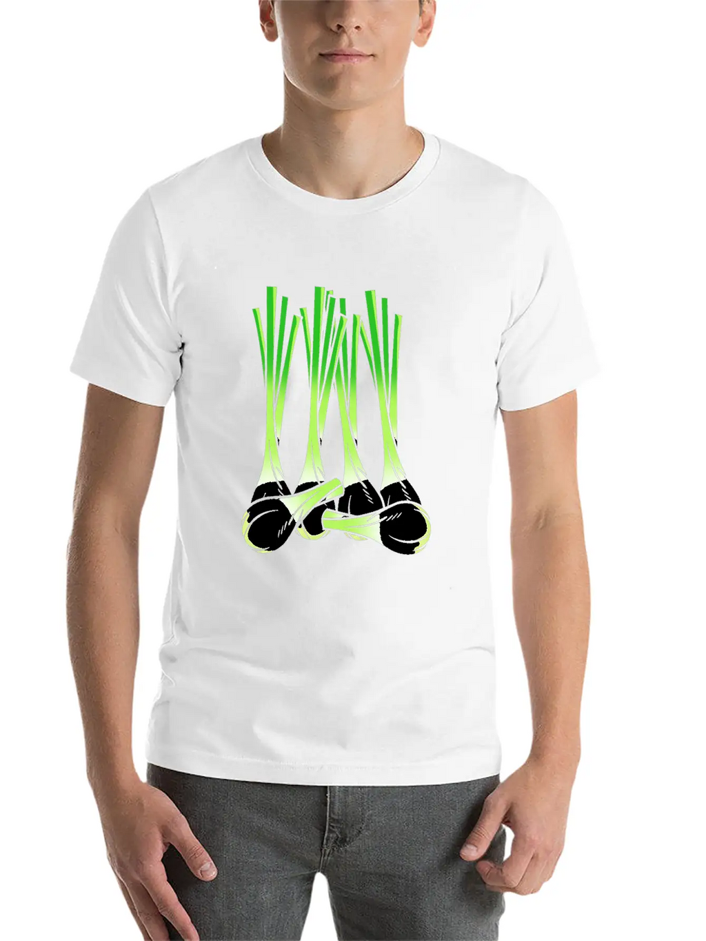 Culinary Chef Spring Onion Vegetable Onion Stylish Everyday T-Shirt – Unisex Basic Cotton Tee