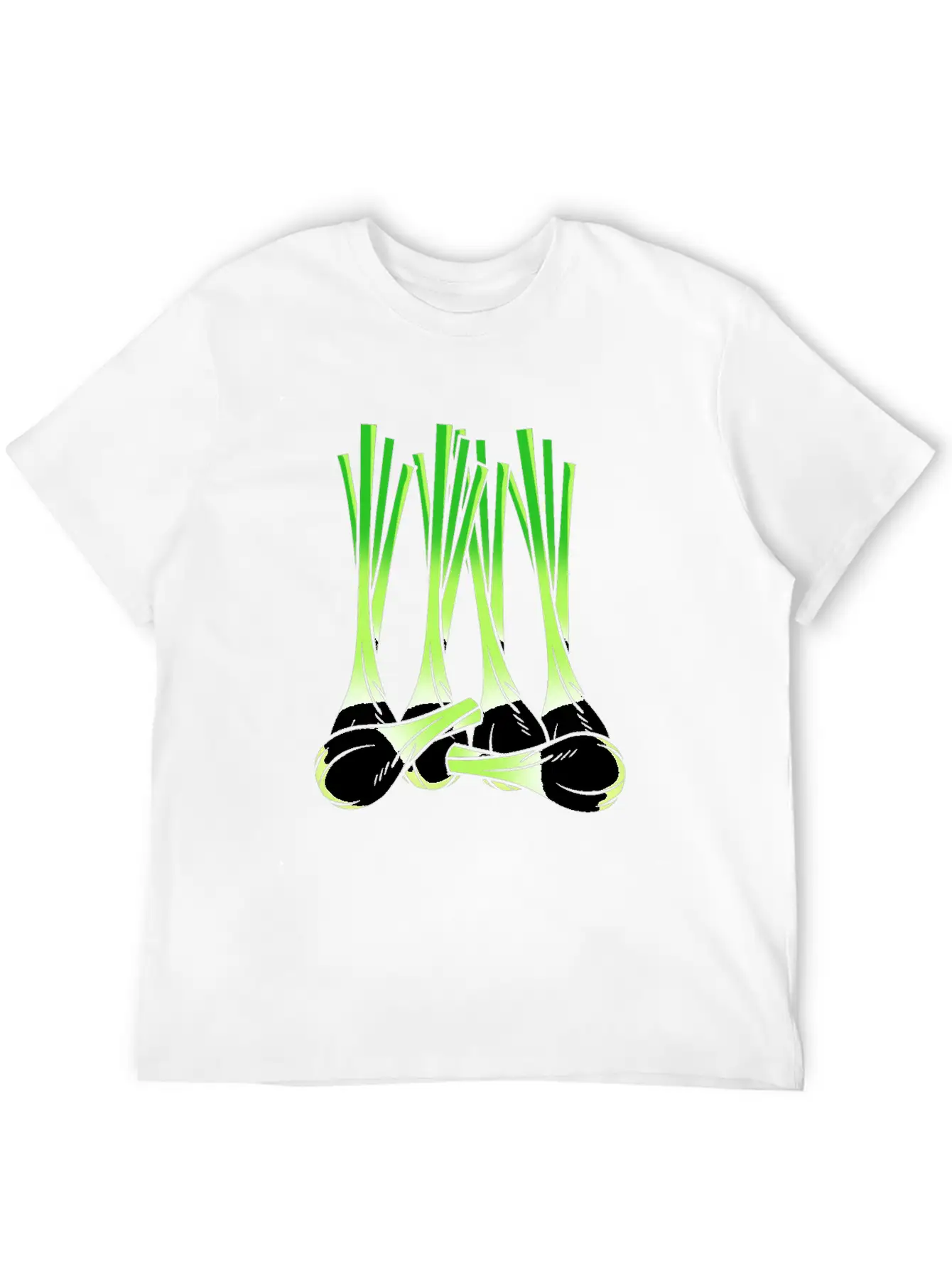 Culinary Chef Spring Onion Vegetable Onion Stylish Everyday T-Shirt – Unisex Basic Cotton Tee