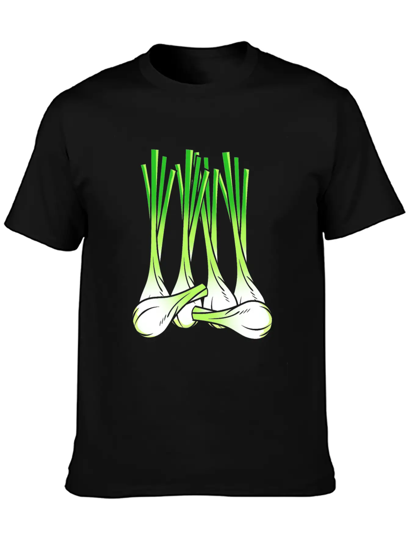 Culinary Chef Spring Onion Vegetable Onion Stylish Everyday T-Shirt – Unisex Basic Cotton Tee