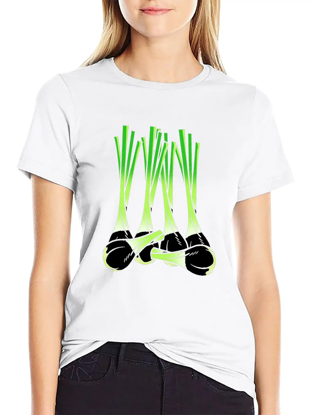 Culinary Chef Spring Onion Vegetable Onion Stylish Everyday T-Shirt – Unisex Basic Cotton Tee