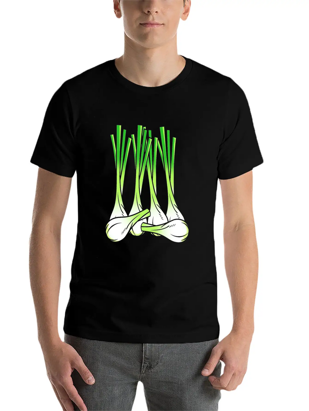Culinary Chef Spring Onion Vegetable Onion Stylish Everyday T-Shirt – Unisex Basic Cotton Tee
