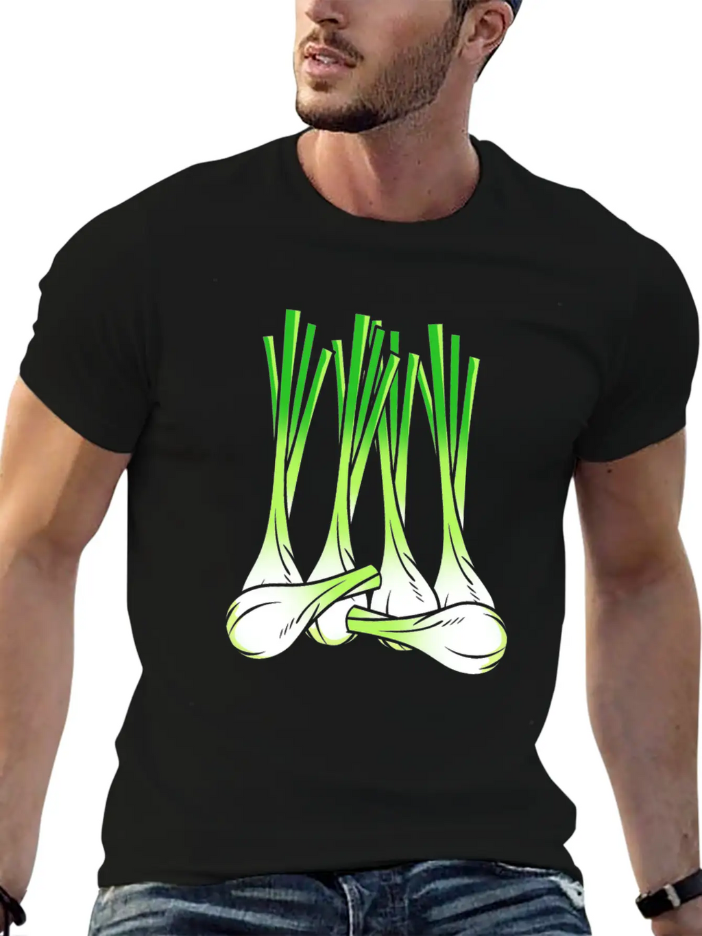 Culinary Chef Spring Onion Vegetable Onion Stylish Everyday T-Shirt – Unisex Basic Cotton Tee