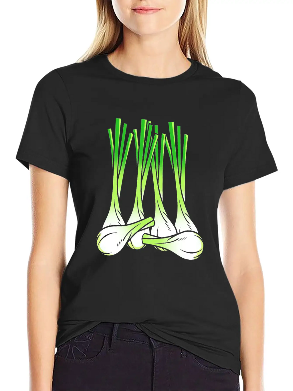 Culinary Chef Spring Onion Vegetable Onion Stylish Everyday T-Shirt – Unisex Basic Cotton Tee